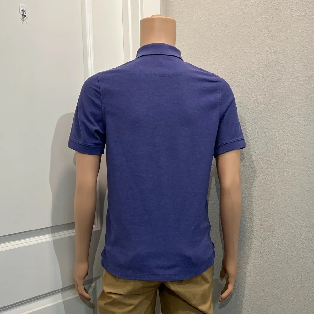Croft & Barrow Easy Care Cotton/Poly Blend Classic Polo Shirt, Purple - Picture 3 of 8